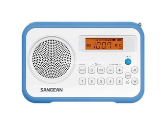 SANGEAN PR-D18W/B AM/FM-sztereCúintĄres portable radio blue