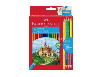 Bojice Faber-Castell šestougaone / set od 36 boja (bojice za)