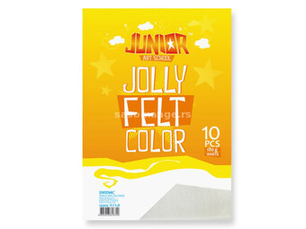 Jolly Color Felt, fini filc, bela, A4, 10K ( 135010 )