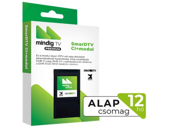 MINDIG TV Premium Alap 12 month box + CI+ Modul