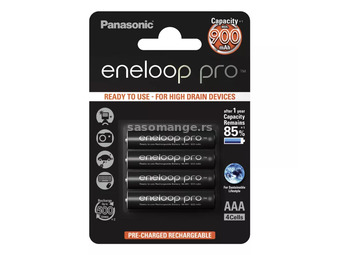 Panasonic baterije Eneloop PRO AAA/4B 930mAh 4 kom (BK 4HCDE/4BE)