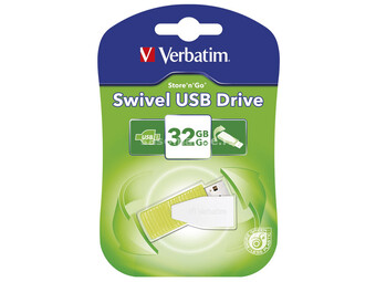 Memorija USB 32Gb Swivel Verbatim 49815 zelena blister