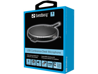Mikrofon Sandberg USB Conference Desk Microphone 126-20