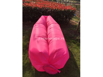 Air sofa ležaljka pink tamna