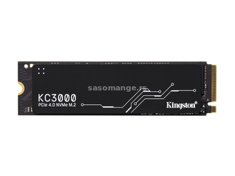 KINGSTON 1TB M.2 NVMe SKC3000S, 1024G SSD KC3000 series
