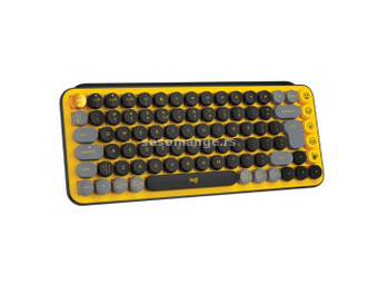 LOGITECH Pop Keyboard with Emoji, Blast Yellow