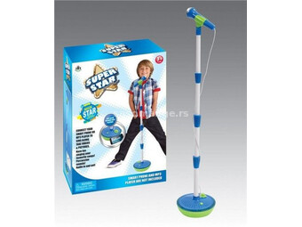 Dečija igračka mikrofon sa stalkom i karaoke set SuperStar ( 982763 )