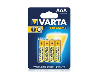 Varta cink-karbon baterije AAA VAR-R03/4BL