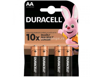 Duracell AA 1.5V LR6 MN1500, PAK4 CK, ALKALNE baterije duralock