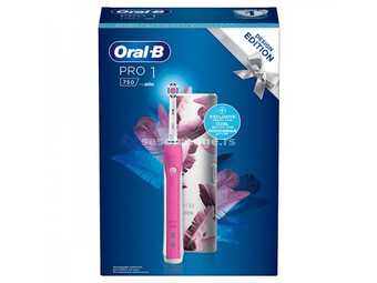 Oral-B pro1 750 pink+tc special edition giftbo ( 500445 )