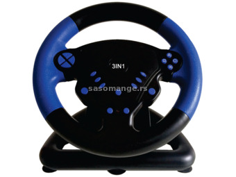 Connect XL Gaming volan 3u1, PS2/PS3/PC, vibracija, pedale - CXL-WH300