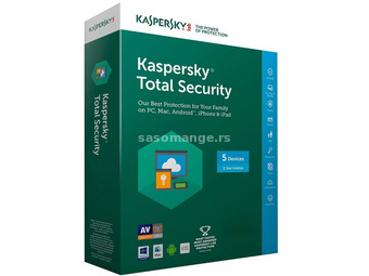 KASPERSKY Total Security Hungarian 3 User 1 year online elongation