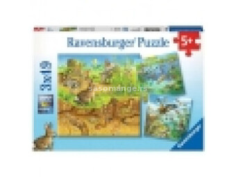 Ravensburger puzzle (slagalice) - Zivotinje u stanistima RA08050