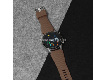 Narukvica relief za smart watch 22mm braon