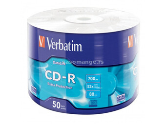 VERBATIM CD-R 52X 50PAK WRI