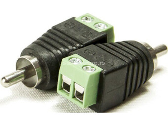 GEMBIRD Konektor za video nadzor CON-RCA01M RCA konektor (cinc) muški