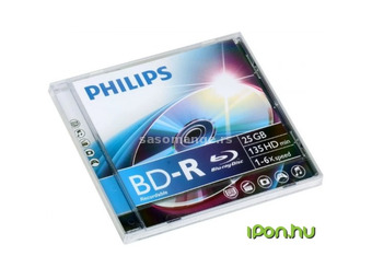 PHILIPS BD-R 25GB 6x 1pcs slim case