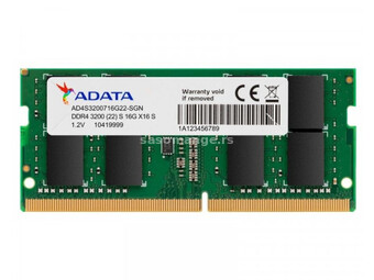 SO-DIMM DDR4.16GB 3200MHz AData AD4S320016G22-SGN