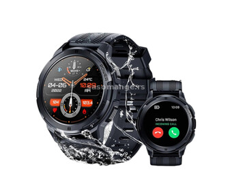 OUKITEL pametni sat BT10 Crni Smart Watch Sport Rugged / Zaštićen IP68/IP69K