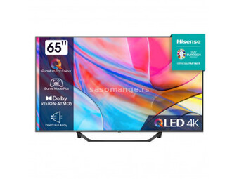 HISENSE Smart TV 65" QLED 4K UHD 65A7KQ *I