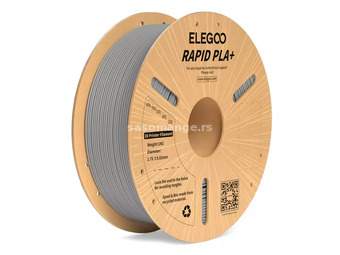 Rapid PLA+ filament 1.75mm 1kg - Grey