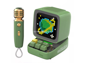 Ditoo-Mic Mini Karaoke Machine Pixel Art Bluetooth Speaker GREEN