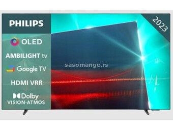 Philips OLED 55OLED718/12, 4K, 120hz, android, ambilight, crni televizor ( 0001315513 )