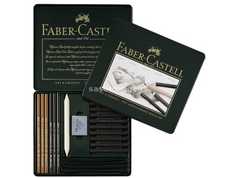 Faber Castell set PITT ugalj za crtanje
