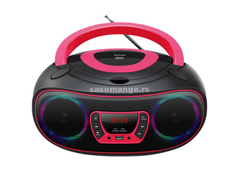 Bluetooth CD boombox FM radio Denver TCL-212BT pink
