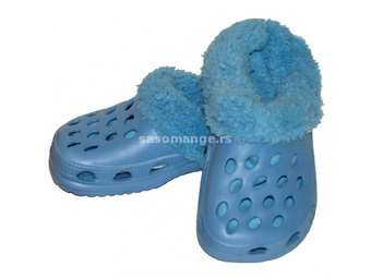 Zimske papuče za decu od EVA pene broj 27 plave