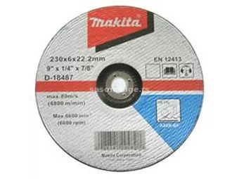 Brusna ploča za metal 230mmx6x22,23 D-18487 Makita