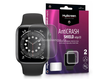 MYSCREEN AntiCrash Shield Edge 3D screen protector Apple Watch Series 6/SE (44mm) 2pcs