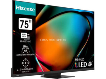 Hisense 75" 75U8KQ Mini-LED ULED 4K UHD smart televizor