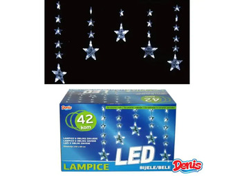 LED Lampice Zavesa 42 kom 150cm