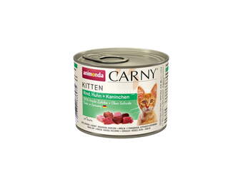 Animonda Carny konzerva za mačiće Kitten Govedina, piletina i zečetina 200g