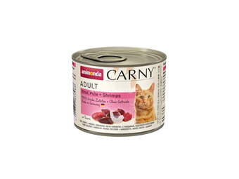 Animonda Carny konzerva za mačke Adult Govedina, ćuretina i škampi 200g