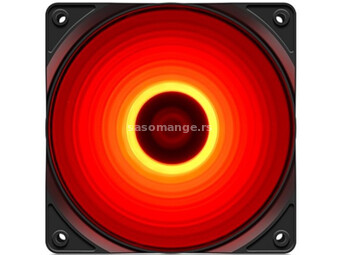 DeepCool RF120R 120x120x25mm ventilator RED LED hydro bearing 1300rpm 49CFM 22dBa