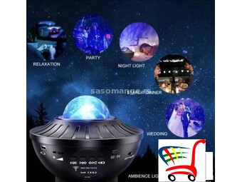 Zvezdano nebo projektor+Bluetooth zvučnik/Starry projector - Zvezdano nebo projektor+Bluetooth zv...