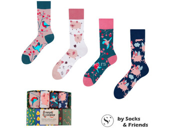 Socks &amp; Friends set čarapa 4/1 piggy and twitty ( 3432 )