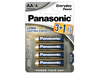 PANASONIC Everyday Power 3+1 gratis - LR6EPS Alkalna baterija AA (LR6) 4/1