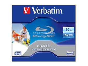 VERBATIM BD-R 50GB 6x normal case printable 1pcs
