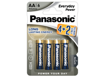 PANASONIC Everyday Power Alkalna baterija AA (LR6) 6/1