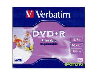 VERBATIM DVD+R Matt Silver 16x printable "ID"
