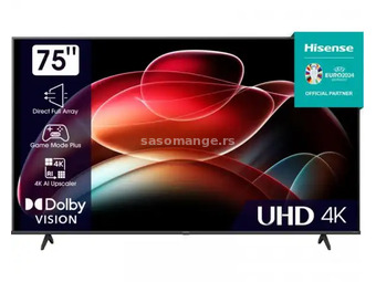 HISENSE 75" 75A6K LED 4K UHD Smart TV