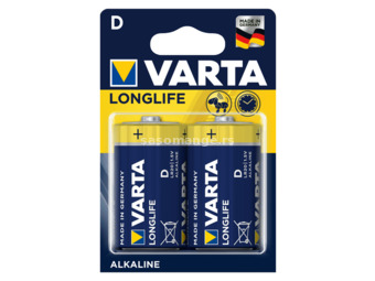 VARTA Longlife alkalna baterija 2 x D Alkalna baterija D 2/1