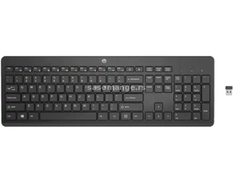 HP tastatura 230 bežična, 3L1E7AA, US, crna