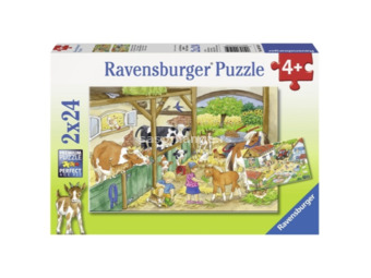 Ravensburger puzzle (slagalice) - Dan na farmi