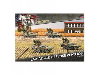 LAV-AD Air Defense Platoon (WWIII x4 Tanks Plastic)