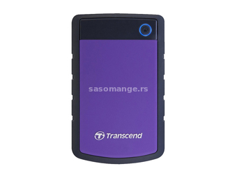 Eksterni disk Transcend Store Jet (TS500GSJ25H3P), 2.5'', 500 GB, USB 3.0, Ljubičasta, HDD
