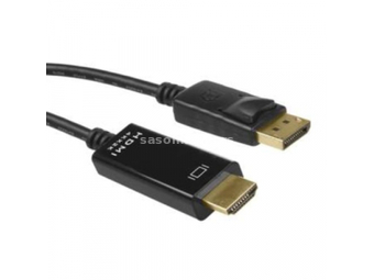 Fast Asia (OST05844) kabl Display Port (muški) na HDMI (muški) 1.8m crni